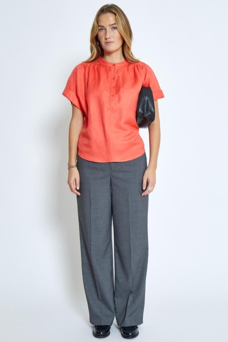 Minus mi6540 sabbi linen blouse